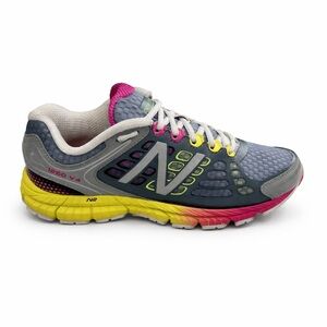 New Balance Women's Gray and Pink Athletic Running Shoes